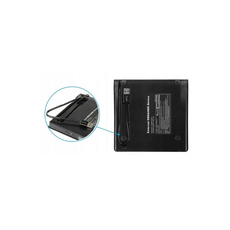 NAPĘD NAGRYWARKA DVD ZEWNĘTRZNA USB 3.0 DO LAPTOPA
