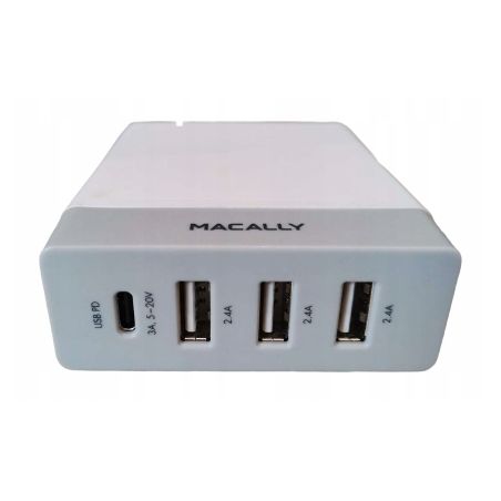 Ładowarka MACALLY 72W 4xUSB