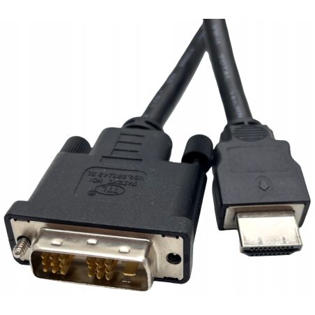 KABEL Przewód HDMI - DVI Single Link 1,8m