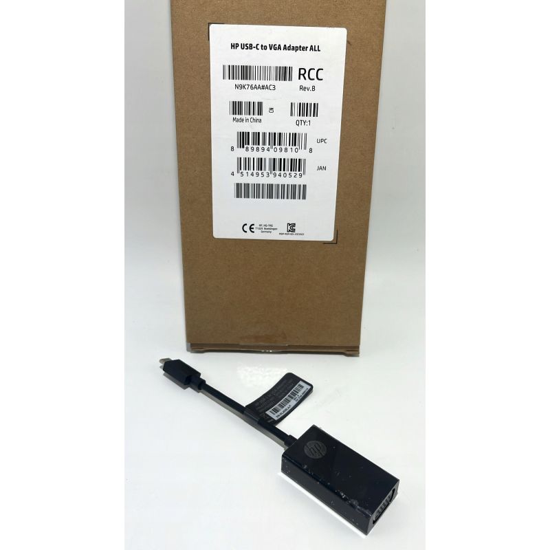 ADAPTER PRZEJŚCIÓWKA HP USB-C VGA D-SUB N9K76AA