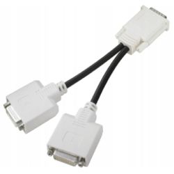 ORYGINALNY ADAPTER PRZEJŚCIÓWKA DMS 59 - 2x DVI-I