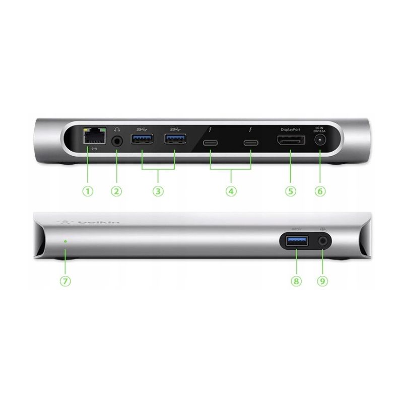 Stacja dokująca Belkin Thunderbolt 3 Dock F4U095