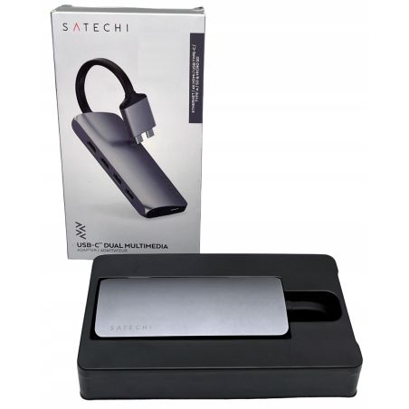 SATECHI Dual Multimedia Adapter USB-C do Macbook