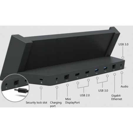 STACJA DOKUJĄCA MICROSOFT SURFACE 1664 + ZASILACZ
