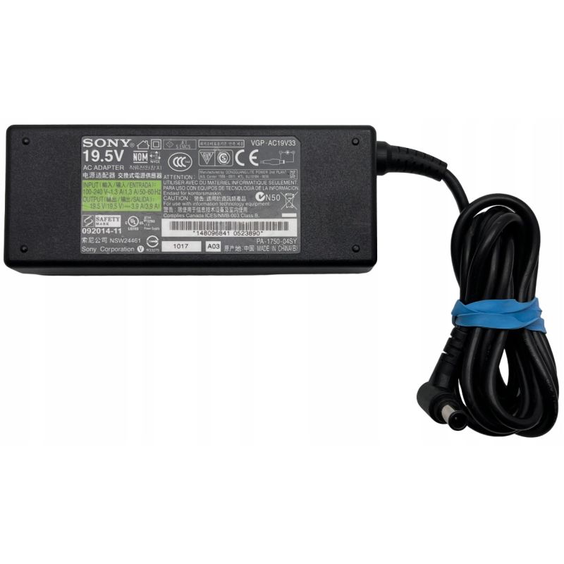 Zasilacz SONY VGP-AC19V33 19.5V 3.9A 6.5x4.4 76W