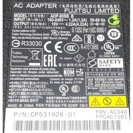 Zasilacz FUJITSU 19V 4.22A 5.5x2.5 80W