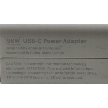 Zasilacz APPLE USB-C A2166 96W + kabel