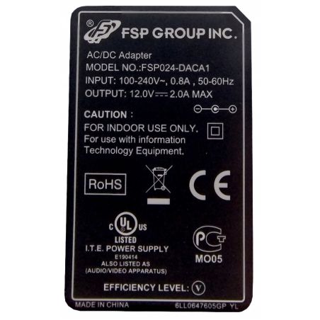 ZASILACZ FSP 12V 2A 24W 2.5mm x 5.5mm