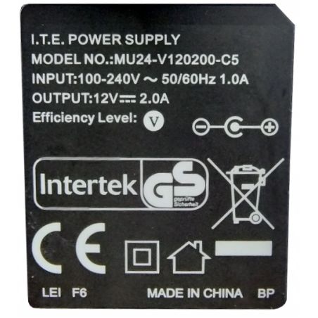 ZASILACZ ITE 12V 2A 24W 5.5mm x 2.1mm