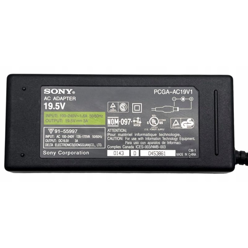 Zasilacz SONY PCGA-AC19V1 19.5V 3A 6.5x4.4 60W