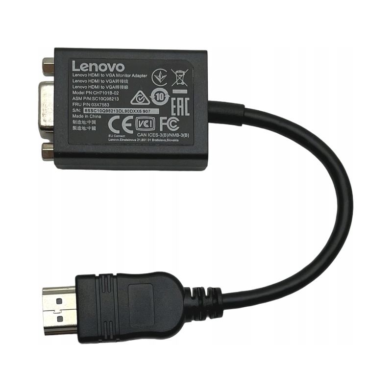 ADAPTER KONWERTER LENOVO HDMI do VGA DSUB 03X7583