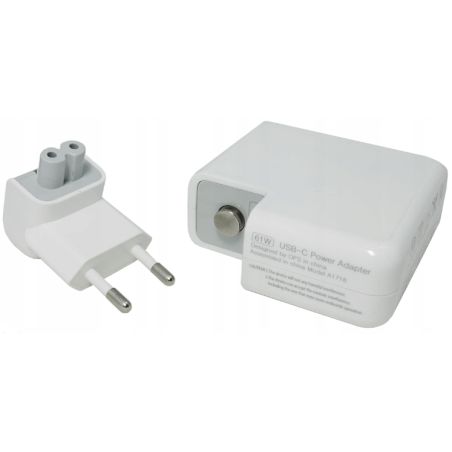 ORYGINALNY ZASILACZ APPLE USB-C 61W A1718 +wtyczka