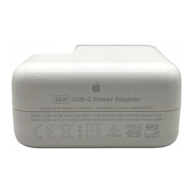 Ładowarka Zasilacz APPLE 35W 2xUSB-C iPhone iPad