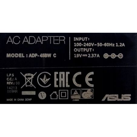 Zasilacz ASUS 19V 2,37A 5.5x2.5 45W