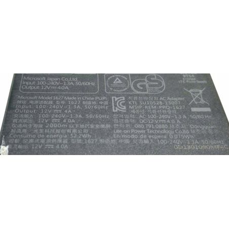 Zasilacz MICROSOFT 1627 12V 4A 48W
