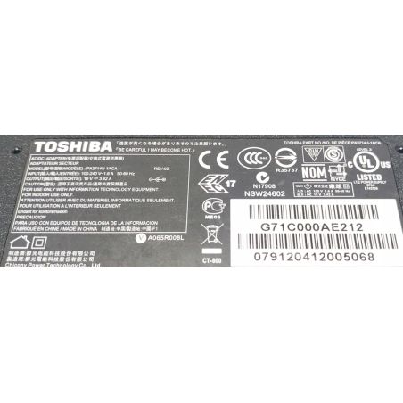 Zasilacz TOSHIBA 19V 3.42A 5.5x2.5 65W