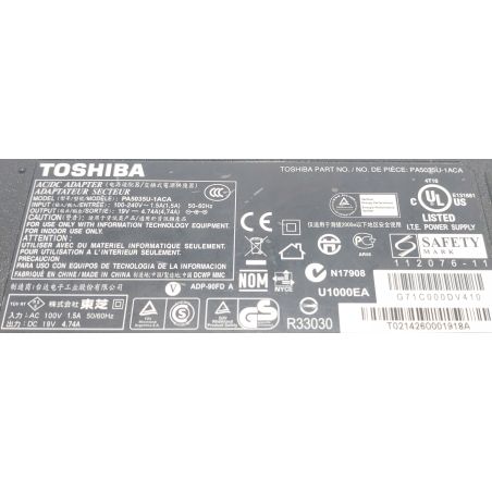 Zasilacz TOSHIBA 19V 4.74A 5.5x2.5 90W
