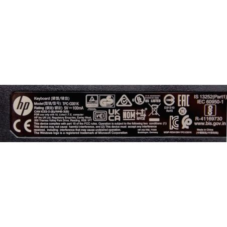 KLAWIATURA HP Slim CCID SmartCard TPC-C001K