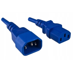 copy of KABEL ZASILAJĄCY PC PRZEDŁUŻACZ 230V C13/C14 M/F