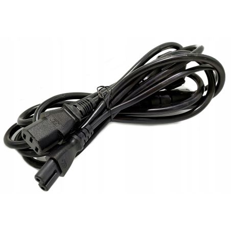 KABEL ZASILAJĄCY podwójny Y C13 + C7 ósemka 2m