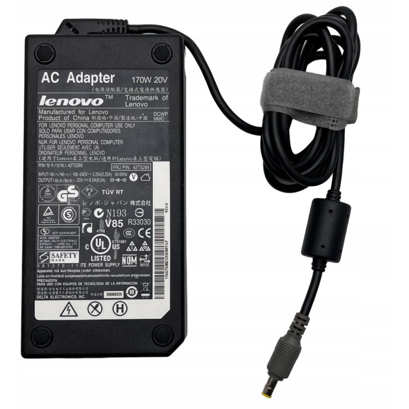 Zasilacz LENOVO 20V 8.5A PIN 5.5x8.0 170W