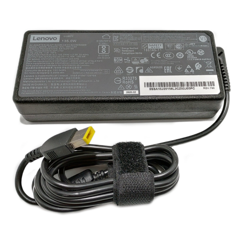 ORYGINALNY ZASILACZ LENOVO 135W 20V 6.75A SLIM TIP