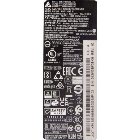 ZASILACZ Delta do MSI Alienware 240W 19.5V 12.3A GA240PE-1-00