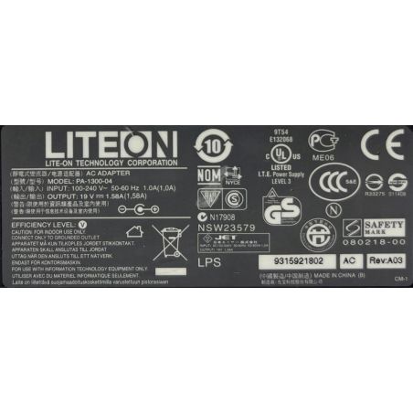 ZASILACZ LITEON 30W 19V 1.58A 5.5x1.7