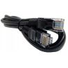 KABEL SIECIOWY LAN CAT.5e 90cm elastyczny RJ45