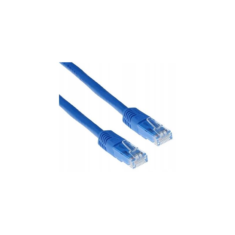 KABEL LAN CAT.5e 1m niebieski SIECIOWY ETHERNET RJ45