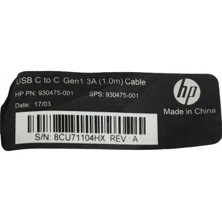 ORYGINALNY Kabel HP USB-C TYP-C 60W 3A do HP G3 G4