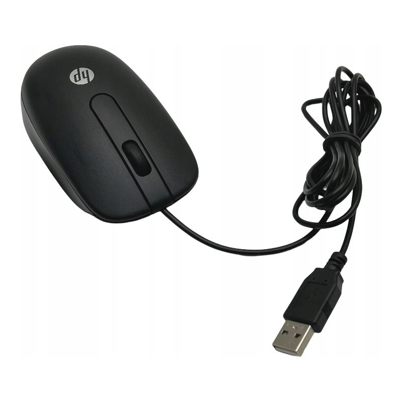 Mysz optyczna HP przewodowa USB czarna MOFYUO
