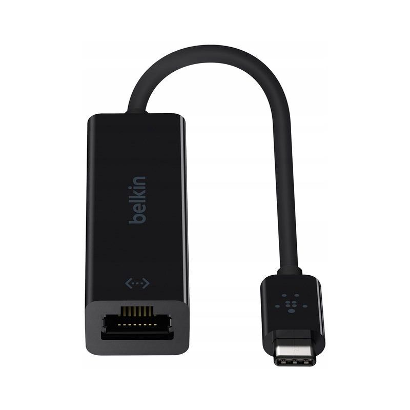 KARTA SIECIOWA USB-C BELKIN RJ45 LAN ETHERNET 1000Mbps GIGABIT