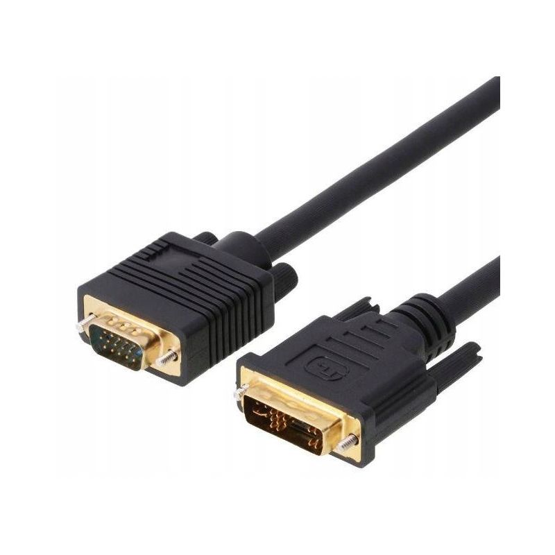 KABEL DVI DVI-A VGA D-SUB 2m PRZEWÓD do monitora
