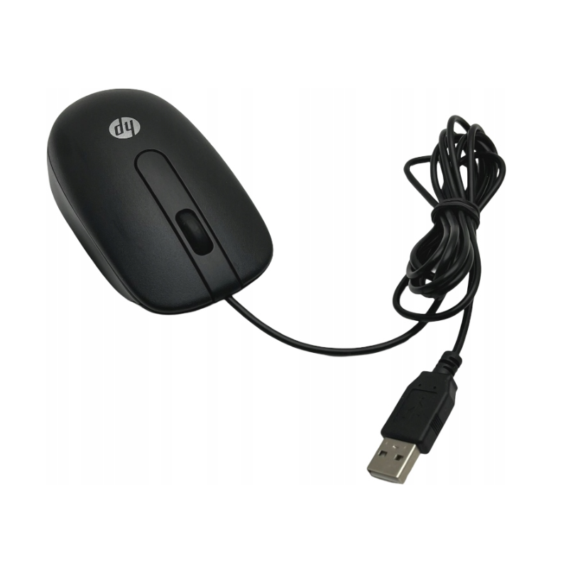 Mysz optyczna HP przewodowa USB czarna SM-2022 800DPI