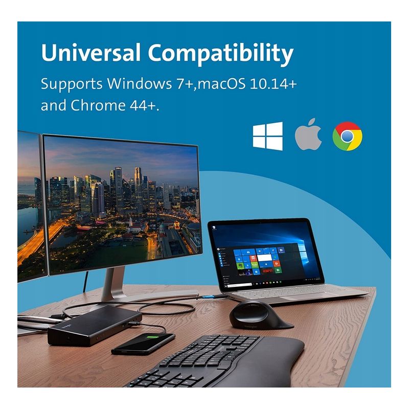 Stacja dokująca KENSINGTON USB-C 85W PD DP HDMI 4K