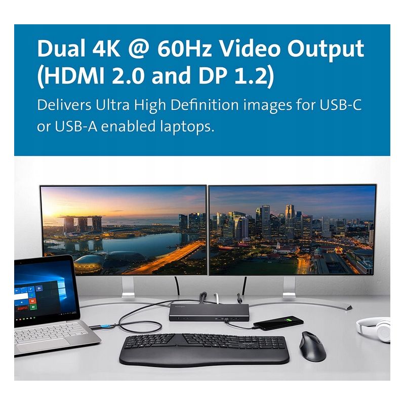 Stacja dokująca KENSINGTON USB-C 85W PD DP HDMI 4K