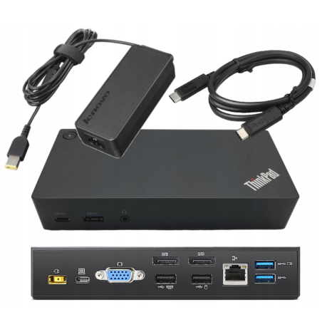 STACJA LENOVO THINKPAD USB-C 40A9 DK1633 + 90W